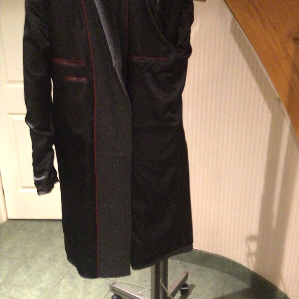 💕💕Host Pick💕💕NWT Italian designer men’s cashmere/wool coat - Picture 4 of 12